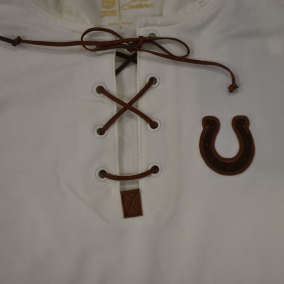 NFL Womens Indianapolis Colts Game-On Cream Hoodie New - Picture 6 of 6
